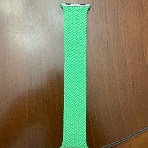 NWOT Genuine Apple 41mm Bright Green Braided Solo Loop Size 6